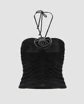 Oxgami Neckholder-Tube-Top in Rosé